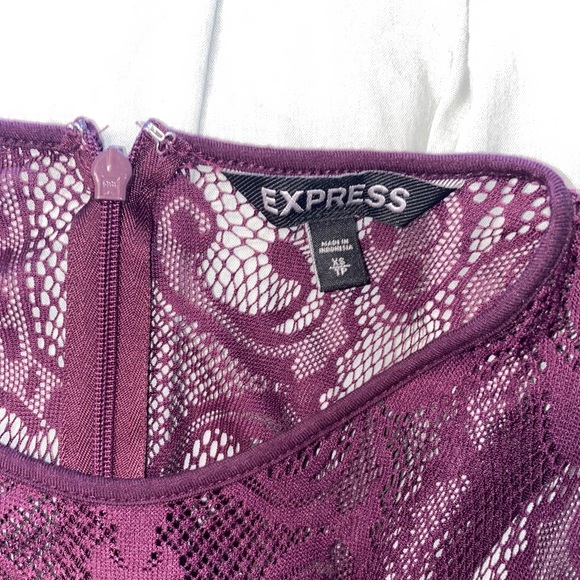 Express purple lace dress x-small (❗️Free with another purchase❗️) - Picture 5 of 5